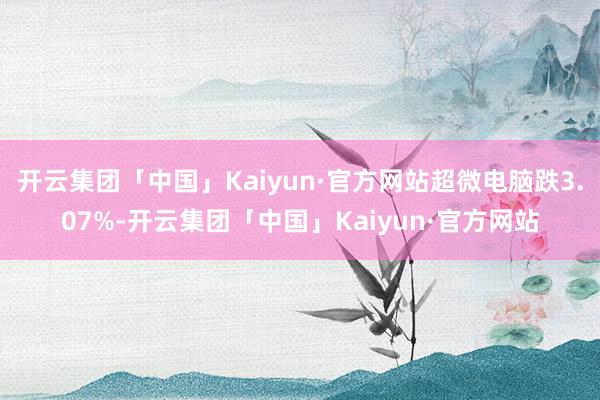 开云集团「中国」Kaiyun·官方网站超微电脑跌3.07%-开云集团「中国」Kaiyun·官方网站